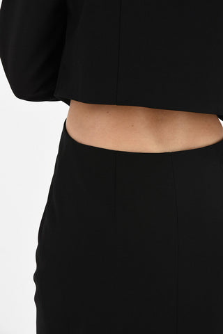 Open Back Midi shirtdress