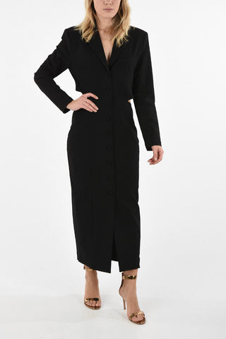 Open Back Midi shirtdress