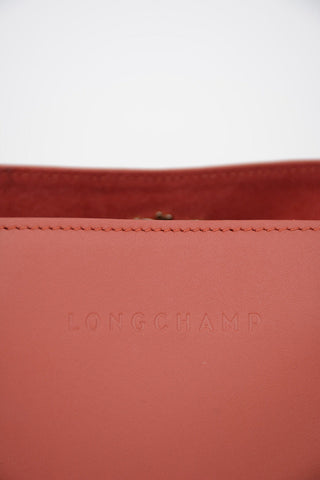  Leather Tote Bag With Suede Details