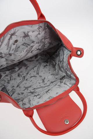 Stars Patterned Leather Tote Bag with Removable Shoulder Strap