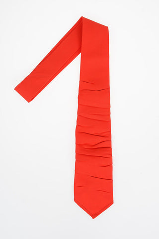 Fabric Ruffled Tie