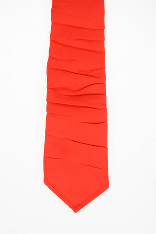 Fabric Ruffled Tie
