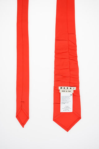 Fabric Ruffled Tie