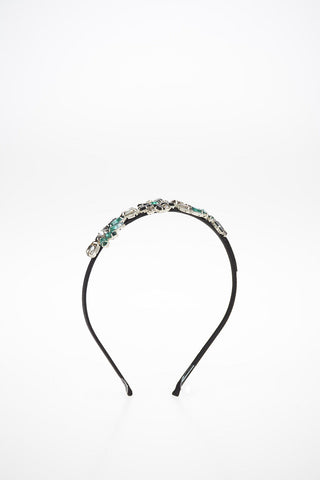 Hadband with Foral Jewel Applications