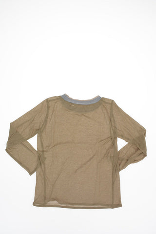 Maglia Girocollo in Cotone e Cashmere L/S