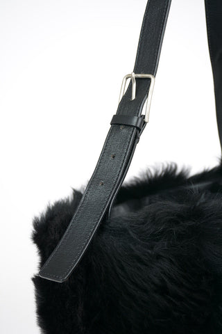 Borsa a Spalla BANDOLEER in Shearling