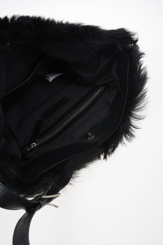 Borsa a Spalla BANDOLEER in Shearling