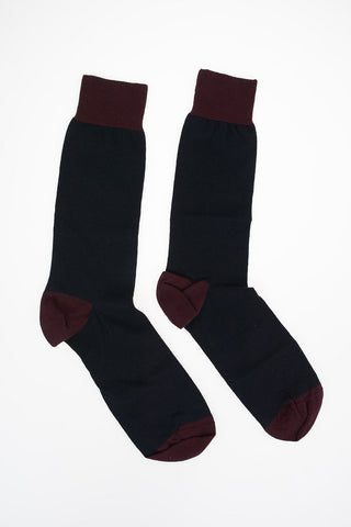 Cotton and Cashmere Mid Socks