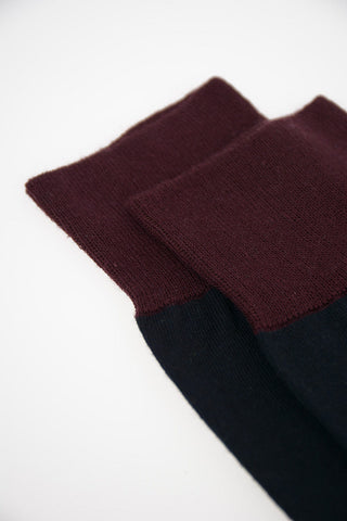 Cotton and Cashmere Mid Socks