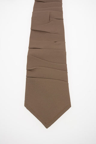 Fabric Ruffled Tie