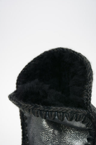 Shearling ESKIMO Pull On Booties with Inner Platform 8.5cm