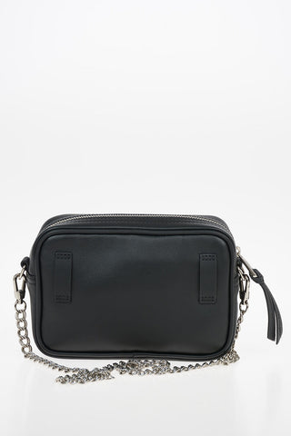 Leather  Mini MADEMOISELLE Clutch With Removable Shoulder Chain