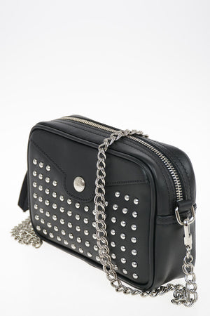 Leather  Mini MADEMOISELLE Clutch With Removable Shoulder Chain