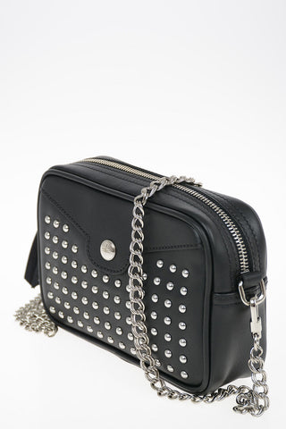 Leather  Mini MADEMOISELLE Clutch With Removable Shoulder Chain