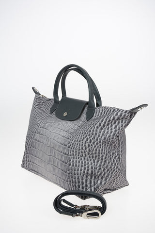 Printed Fabric Tote Bag With Removable Shoulder Strap