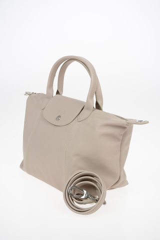 Leather Tote Bag LE PLIAGE With Removable Shoulder Strap