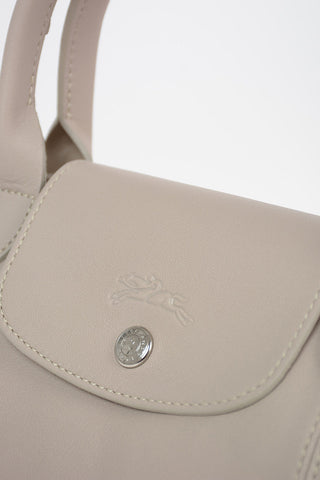 Leather Tote Bag LE PLIAGE With Removable Shoulder Strap