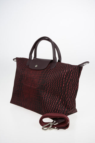 Printed Fabric Tote Bag With Removable Shoulder Strap