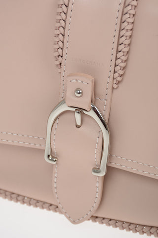 Leather Mini Saddle Bag With Removable Chain