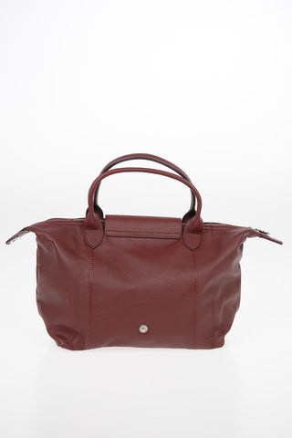 Leather Tote Bag With Removable Shoulder Strap