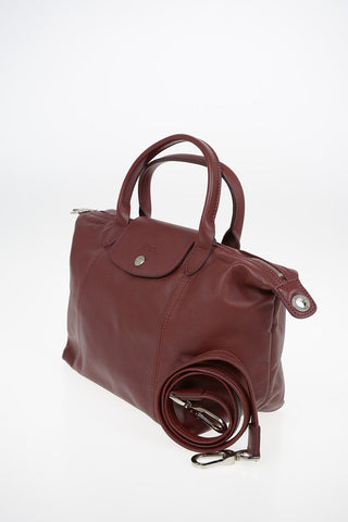 Leather Tote Bag With Removable Shoulder Strap