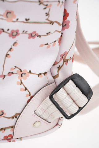Printed Fabric Backpack