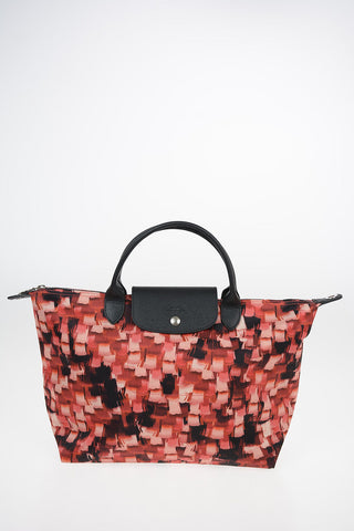 Printed Fabric Tote Bag With Removable Shoulder Strap