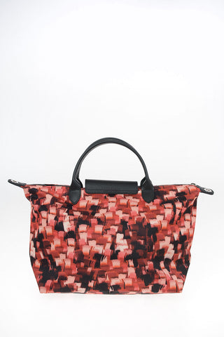 Printed Fabric Tote Bag With Removable Shoulder Strap