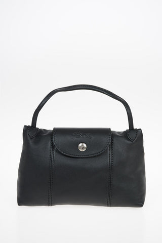 Leather Mini Bag with Shoulder Strap