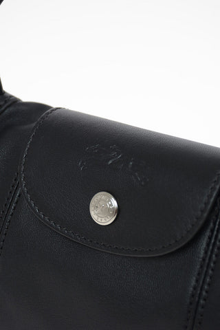 Leather Mini Bag with Shoulder Strap