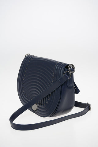 Leather Saddle Bag With Adjustable Shoulder Strap