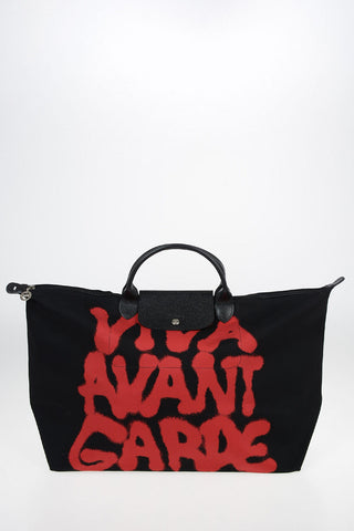JEREMY SCOTT Borsa Tote VIVA  AVANTGARDE in Tessuto