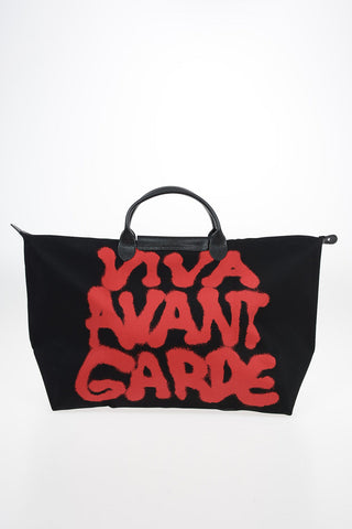 JEREMY SCOTT Borsa Tote VIVA  AVANTGARDE in Tessuto