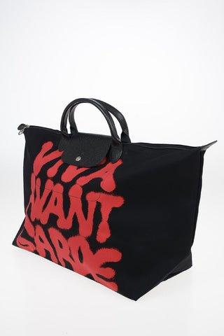 JEREMY SCOTT Borsa Tote VIVA  AVANTGARDE in Tessuto