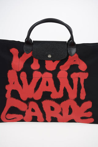 JEREMY SCOTT Borsa Tote VIVA  AVANTGARDE in Tessuto