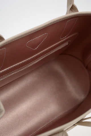 Leather ROSEAU Shopping Bag