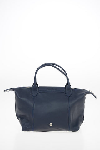 Leather Tote Bag With Removable Shoulder Strap