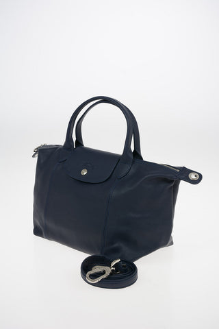 Leather Tote Bag With Removable Shoulder Strap