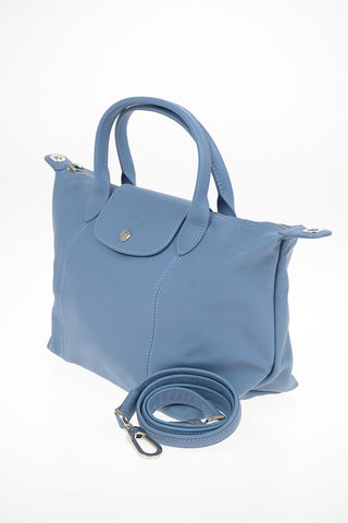 Leather Tote Bag With Removable Shoulder Strap