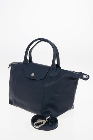 Leather Tote Bag With Removable Shoulder Strap