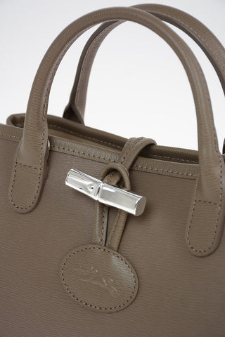 Leather ROSEAU Mini Crossbody Bag