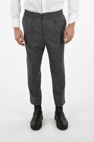 Wool Drawstring Pants  