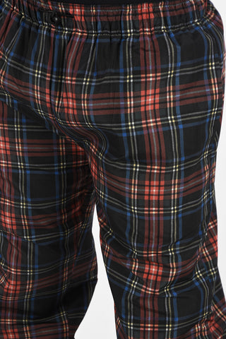 ALIENS AND COWS Plaid Track Pants