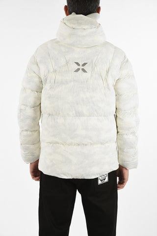 Printed Hooded Down Jacket