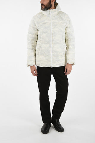 Printed Hooded Down Jacket