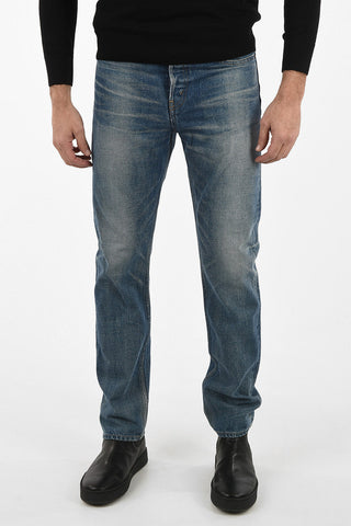 Stone Washed slim fit jeans 19 cm