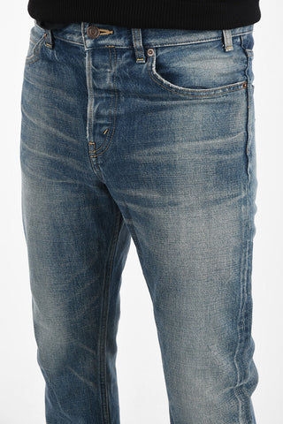 Stone Washed slim fit jeans 19 cm