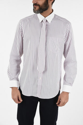 camicia awning striped con Cravatta