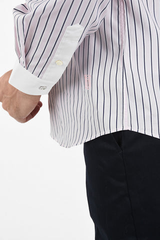 camicia awning striped con Cravatta