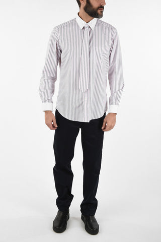 camicia awning striped con Cravatta